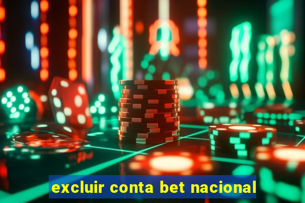 excluir conta bet nacional